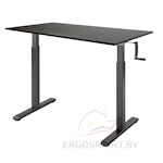 Стол Manual Desk Compact черный/дуб мореный 1380х800х18 мм