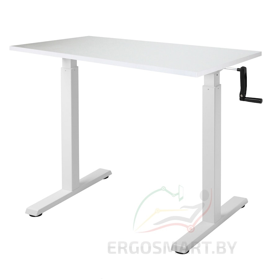 Стол Manual Desk Compact белый/альпийский белый 1360х800х36 мм