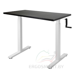 Стол Manual Desk Compact белый/дуб мореный 1360х800х36 мм