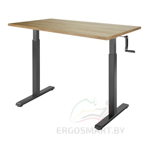 Стол Manual Desk Compact черный/дуб натуральный 1360х800х36 мм