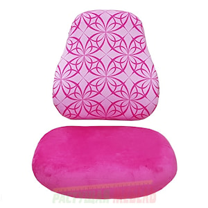 Комплект чехлов для стула Match принты/Розовые узоры 03107