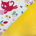 Комплект чехлов для стула Match принты/велюр/Котята  03018