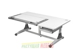 Письменный стол King Desk белый/серый