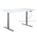 Cтол Manual DESKFIT DF100 серый/альпийский белый 1380х800х18 мм