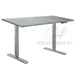 Cтол Manual DESKFIT DF100 серый/бетон Чикаго 1380х800х25 мм