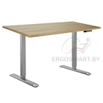 Cтол Manual DESKFIT DF100 серый/дуб натуральный 1380х800х25 мм