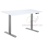 Cтол Manual DESKFIT DF100 серый/альпийский белый 1380х800х25 мм