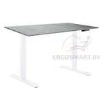 Cтол Manual DESKFIT DF100 белый/бетон Чикаго 1380х800х18 мм