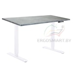 Cтол Manual DESKFIT DF100 белый/бетон Чикаго 1380х800х25 мм