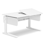 Письменный стол Champion Сomfort/right up/белые боковины